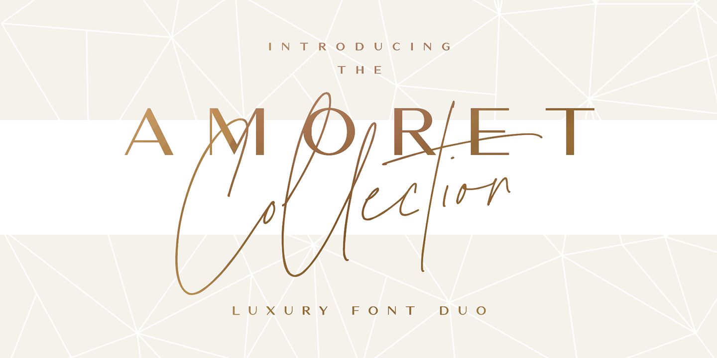 Schriftart The Amoret Collection